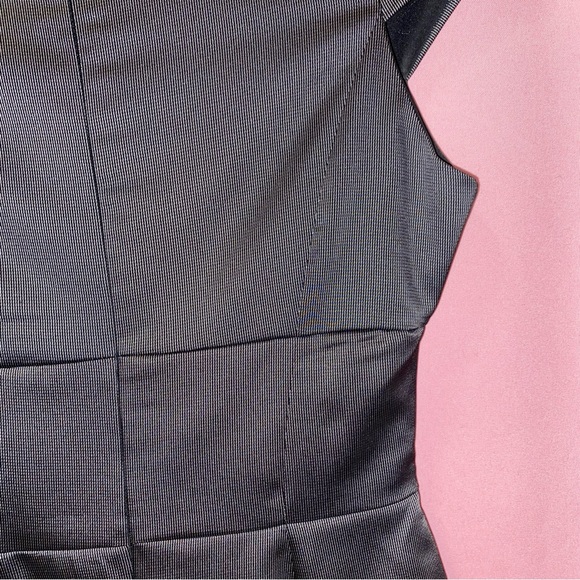 Elegant Dark Grey Lady Boss Dress Cap Short Sleeve Office Cocktail Modain Medium - Picture 10 of 16